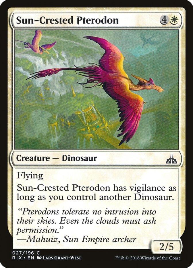 Sun-Crested Pterodon [Rivals of Ixalan] | Deep Dive Games St. Marys