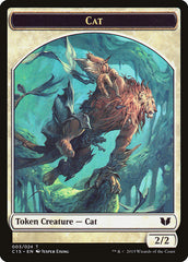 Spirit (023) // Cat Double-Sided Token [Commander 2015 Tokens] | Deep Dive Games St. Marys
