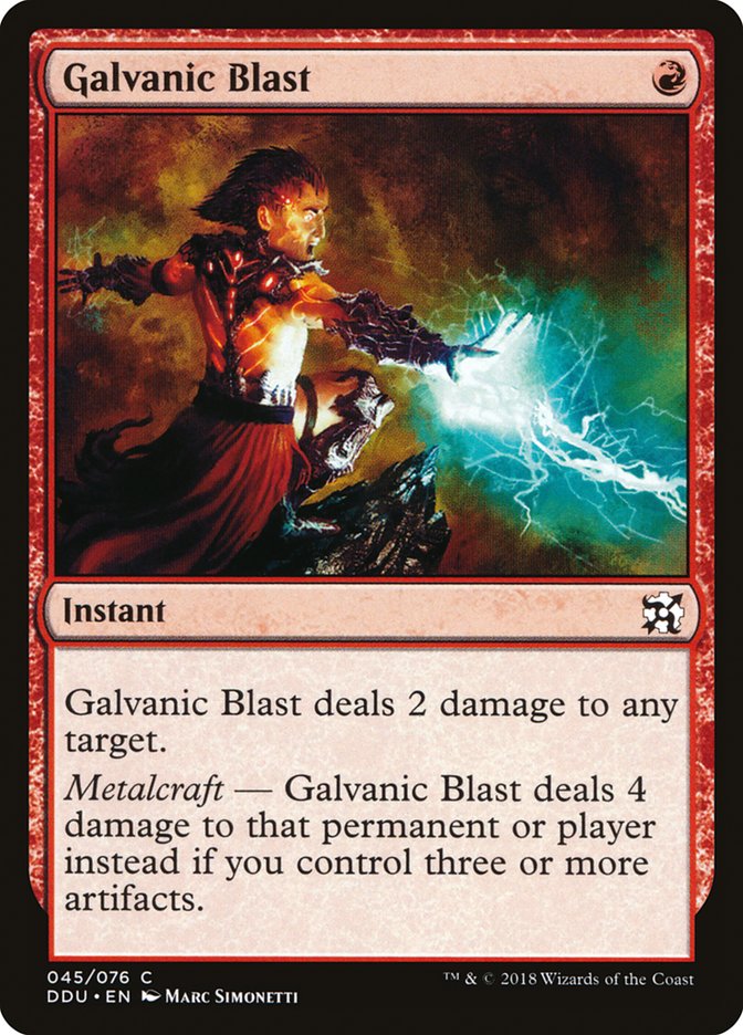 Galvanic Blast [Duel Decks: Elves vs. Inventors] | Deep Dive Games St. Marys