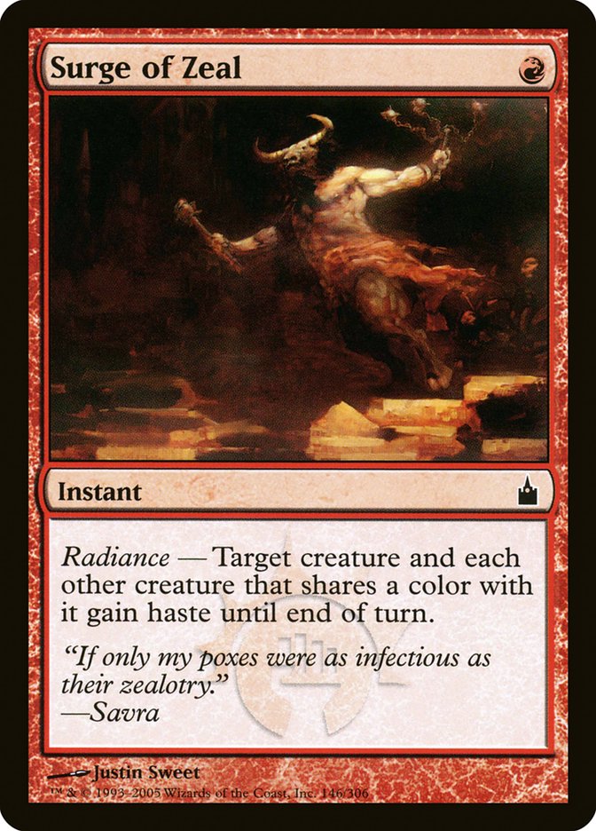 Surge of Zeal [Ravnica: City of Guilds] | Deep Dive Games St. Marys