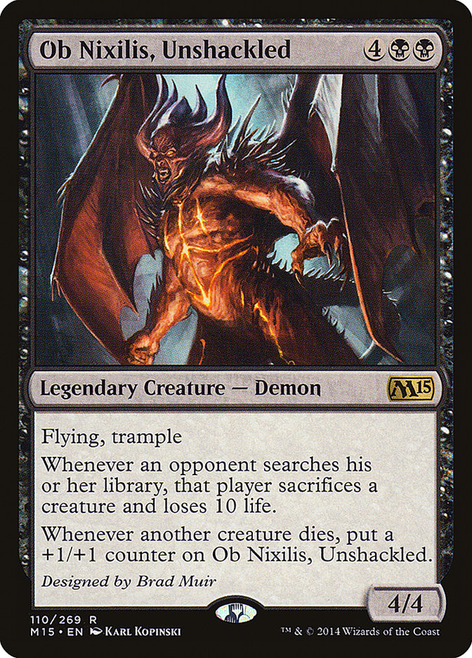 Ob Nixilis, Unshackled [Magic 2015] | Deep Dive Games St. Marys