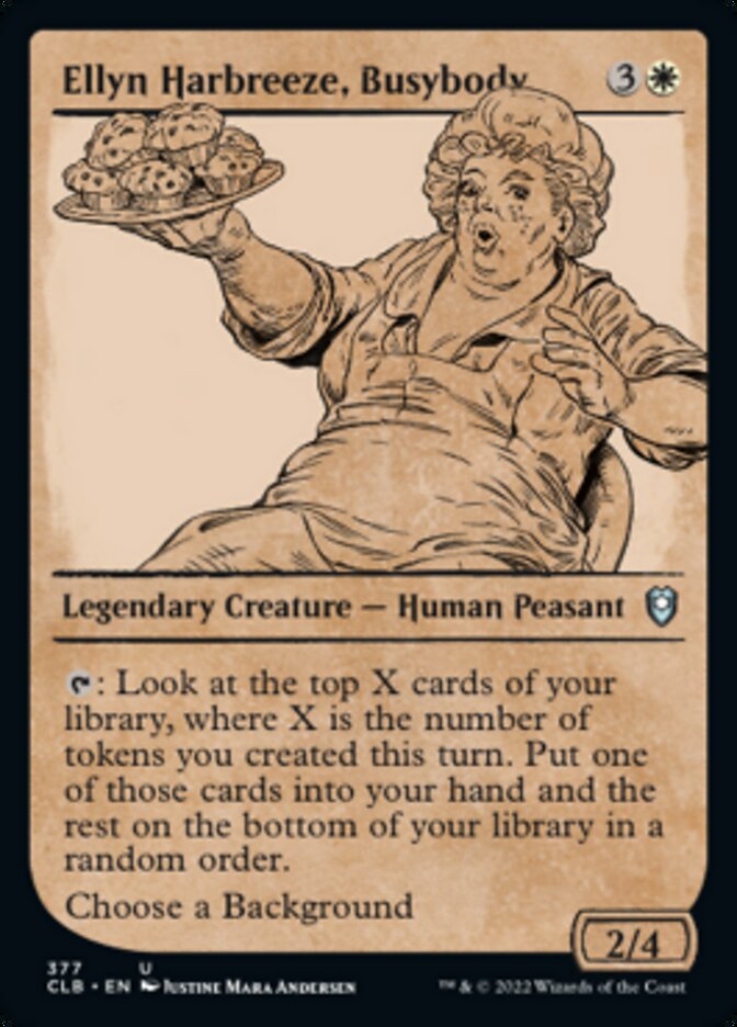 Ellyn Harbreeze, Busybody (Showcase) [Commander Legends: Battle for Baldur's Gate] | Deep Dive Games St. Marys