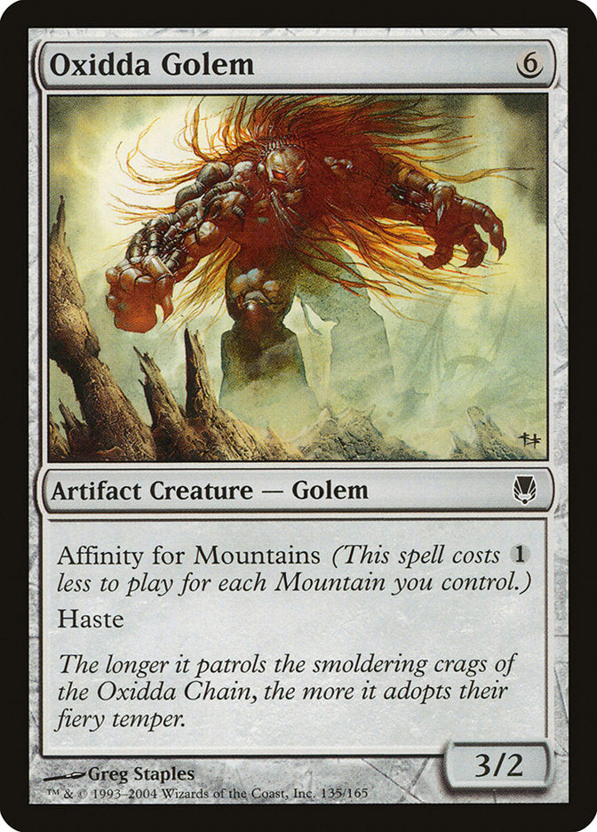 Oxidda Golem [Darksteel] | Deep Dive Games St. Marys