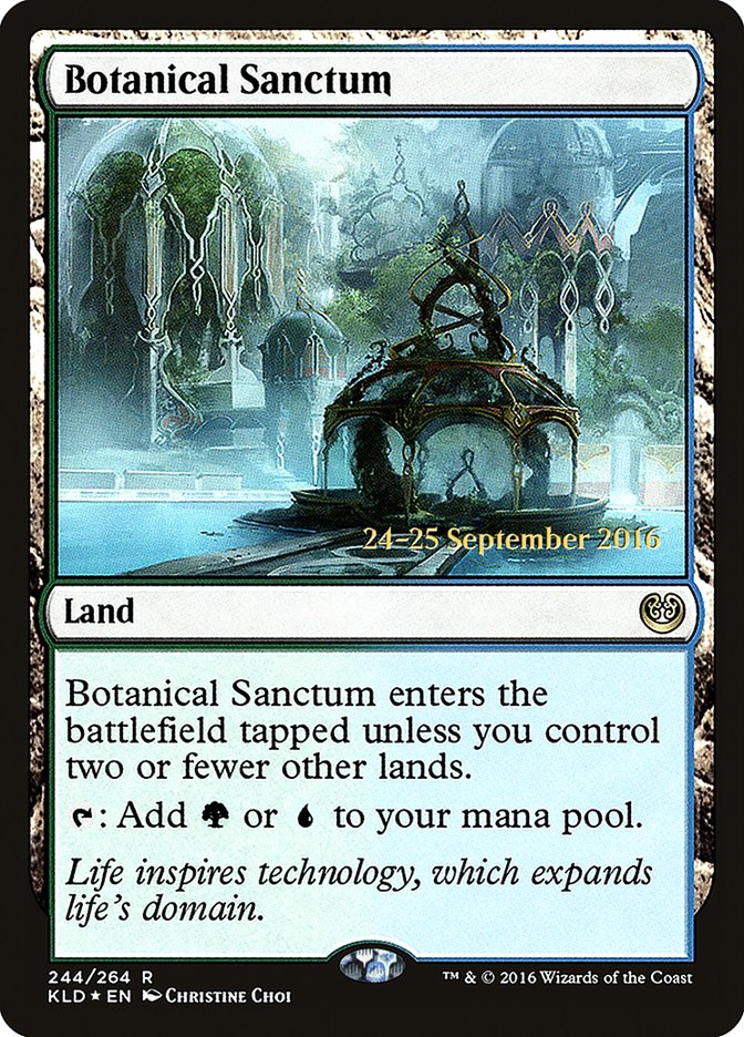 Botanical Sanctum [Kaladesh Prerelease Promos] | Deep Dive Games St. Marys