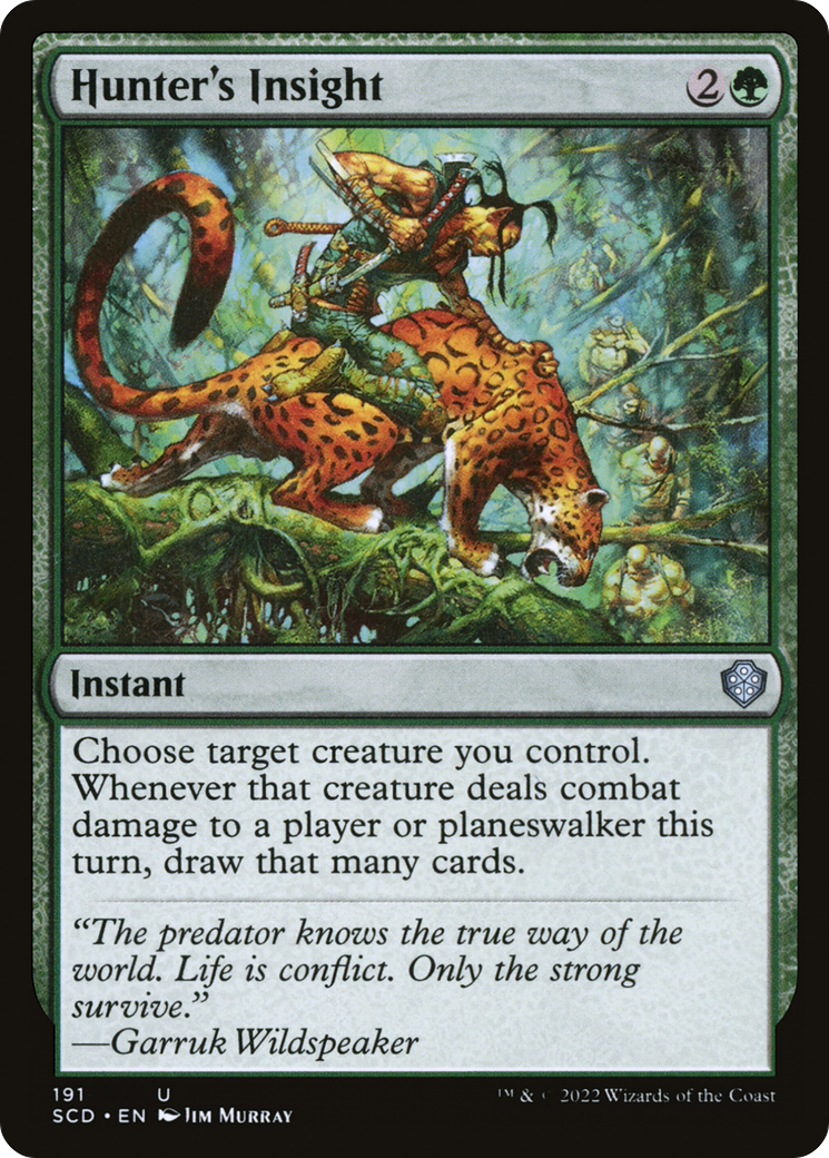 Hunter's Insight [Starter Commander Decks] | Deep Dive Games St. Marys