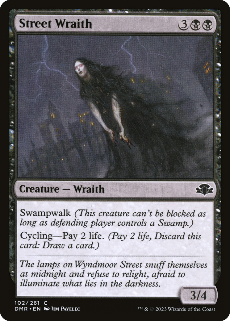 Street Wraith [Dominaria Remastered] | Deep Dive Games St. Marys