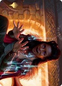 Birgi, God of Storytelling Art Card (Gold-Stamped Signature) [Kaldheim Art Series] | Deep Dive Games St. Marys