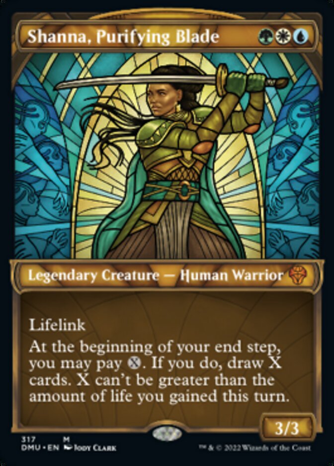 Shanna, Purifying Blade (Showcase) [Dominaria United] | Deep Dive Games St. Marys