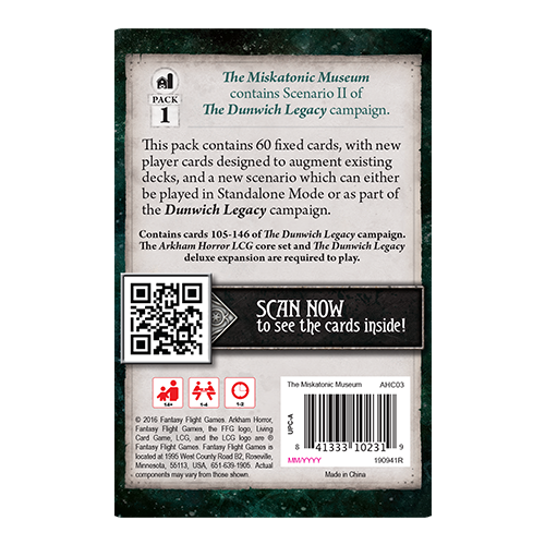 Arkham Horror LCG: The Miskatonic Museum | Deep Dive Games St. Marys