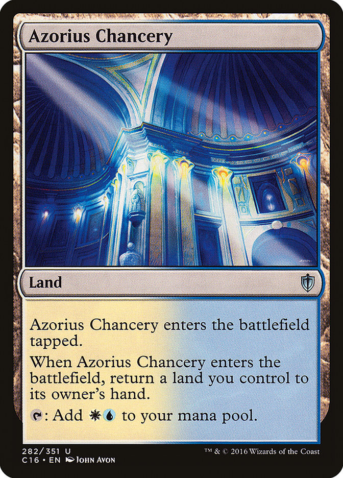 Azorius Chancery [Commander 2016] | Deep Dive Games St. Marys