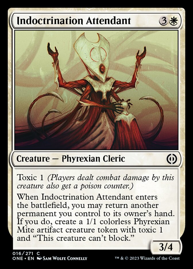 Indoctrination Attendant [Phyrexia: All Will Be One] | Deep Dive Games St. Marys
