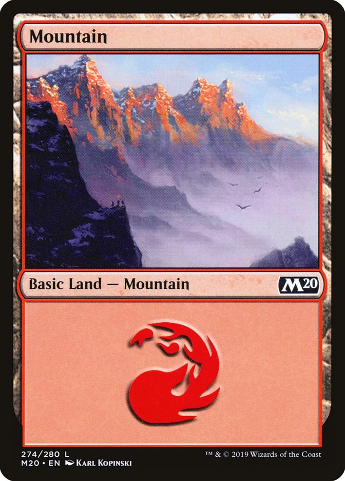 Mountain (274) [Core Set 2020] | Deep Dive Games St. Marys