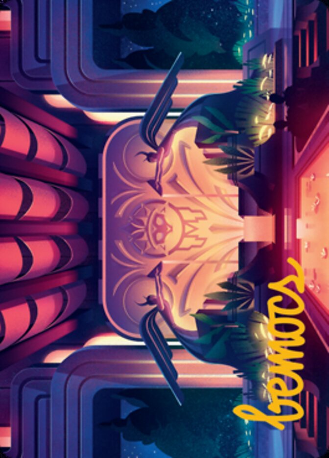 Jetmir's Garden 2 Art Card (Gold-Stamped Signature) [Streets of New Capenna Art Series] | Deep Dive Games St. Marys