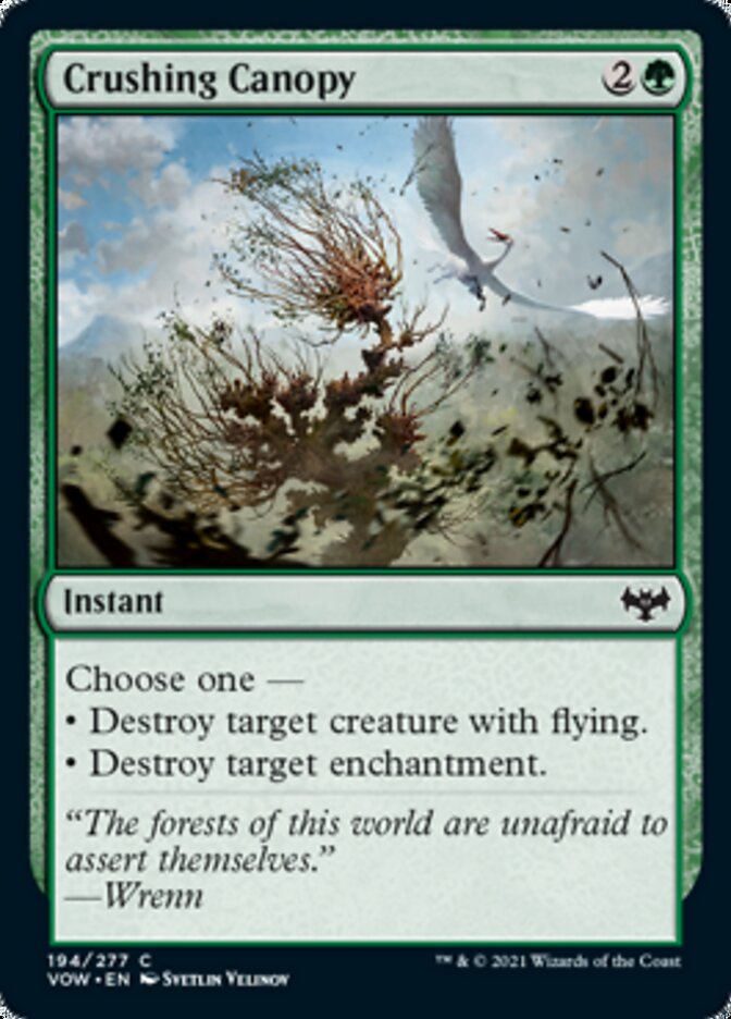 Crushing Canopy [Innistrad: Crimson Vow] | Deep Dive Games St. Marys