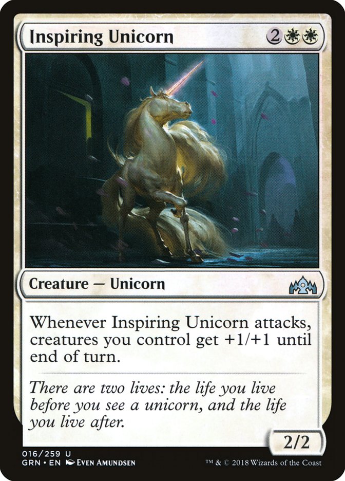 Inspiring Unicorn [Guilds of Ravnica] | Deep Dive Games St. Marys