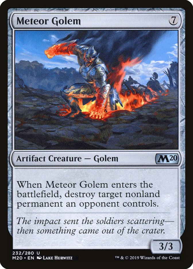 Meteor Golem [Core Set 2020] | Deep Dive Games St. Marys