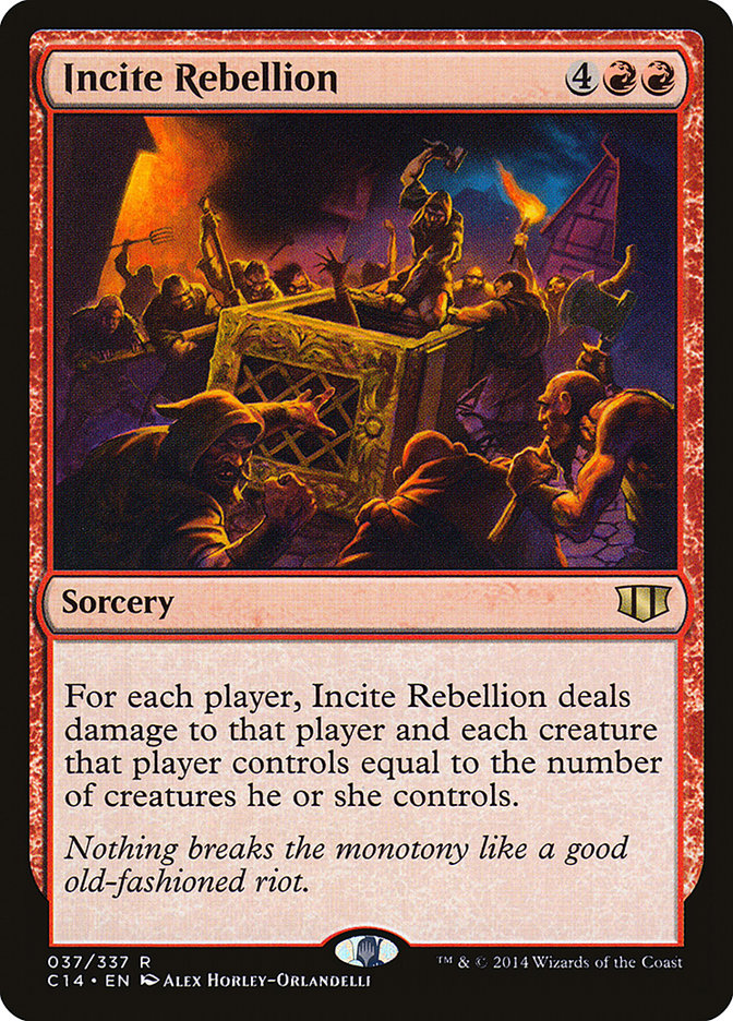Incite Rebellion [Commander 2014] | Deep Dive Games St. Marys