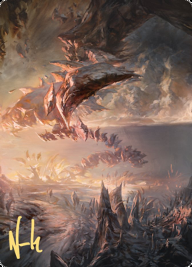 Needleverge Pathway Art Card (Gold-Stamped Signature) [Zendikar Rising Art Series] | Deep Dive Games St. Marys