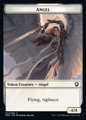 Soldier // Angel Double-Sided Token [Dominaria United Tokens] | Deep Dive Games St. Marys