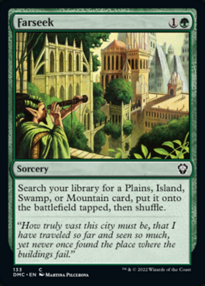 Farseek [Dominaria United Commander] | Deep Dive Games St. Marys