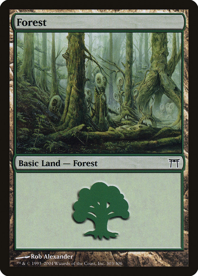 Forest (303) [Champions of Kamigawa] | Deep Dive Games St. Marys