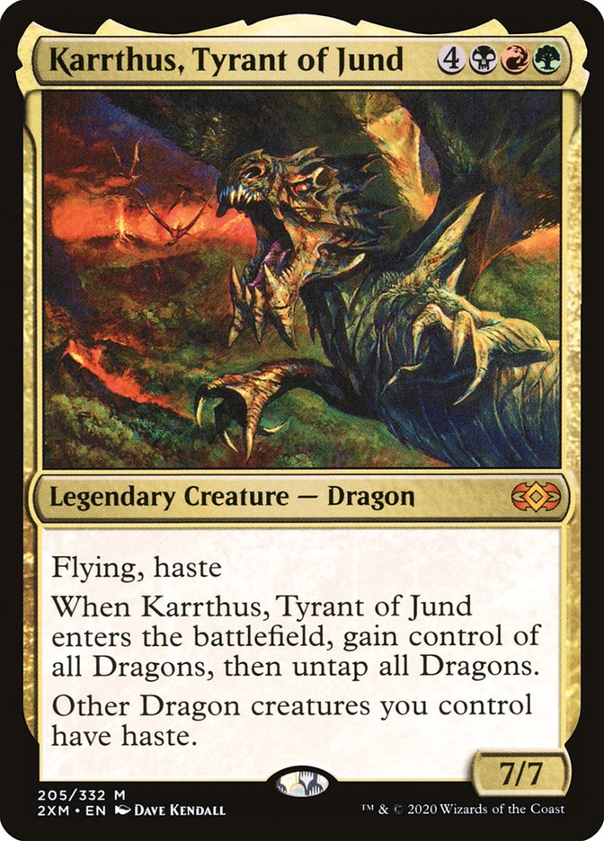 Karrthus, Tyrant of Jund [Double Masters] | Deep Dive Games St. Marys