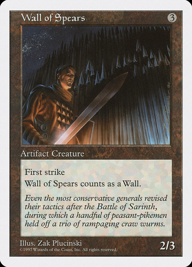Wall of Spears [Fifth Edition] | Deep Dive Games St. Marys