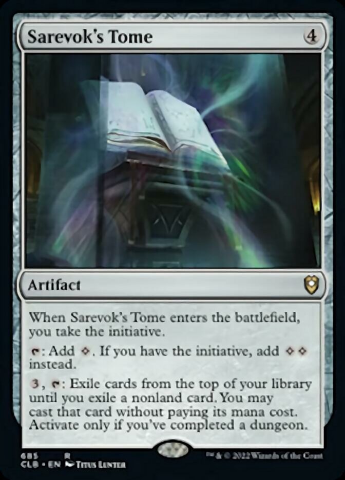 Sarevok's Tome [Commander Legends: Battle for Baldur's Gate] | Deep Dive Games St. Marys
