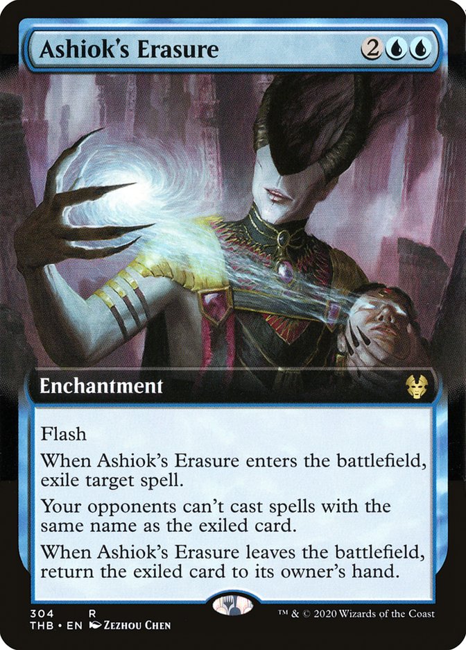Ashiok's Erasure (Extended Art) [Theros Beyond Death] | Deep Dive Games St. Marys