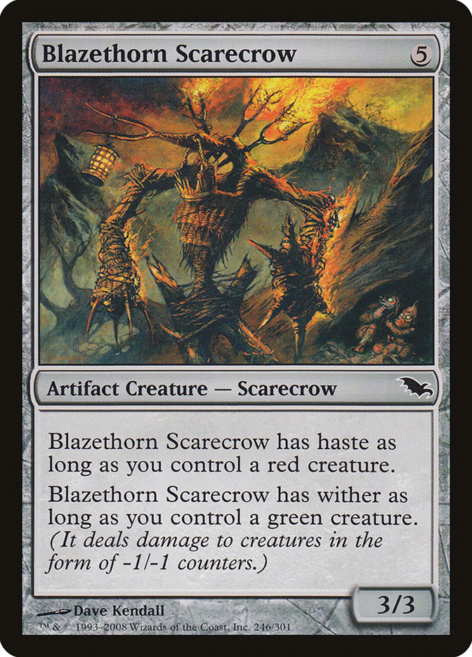 Blazethorn Scarecrow [Shadowmoor] | Deep Dive Games St. Marys