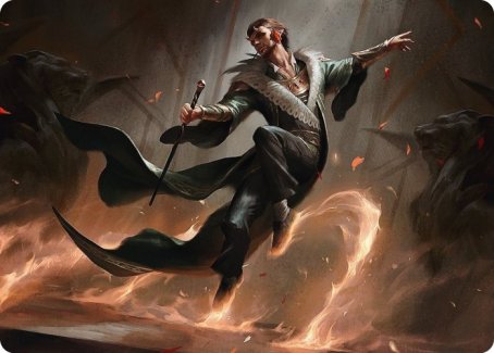 Fleetfoot Dancer Art Card [Streets of New Capenna Art Series] | Deep Dive Games St. Marys