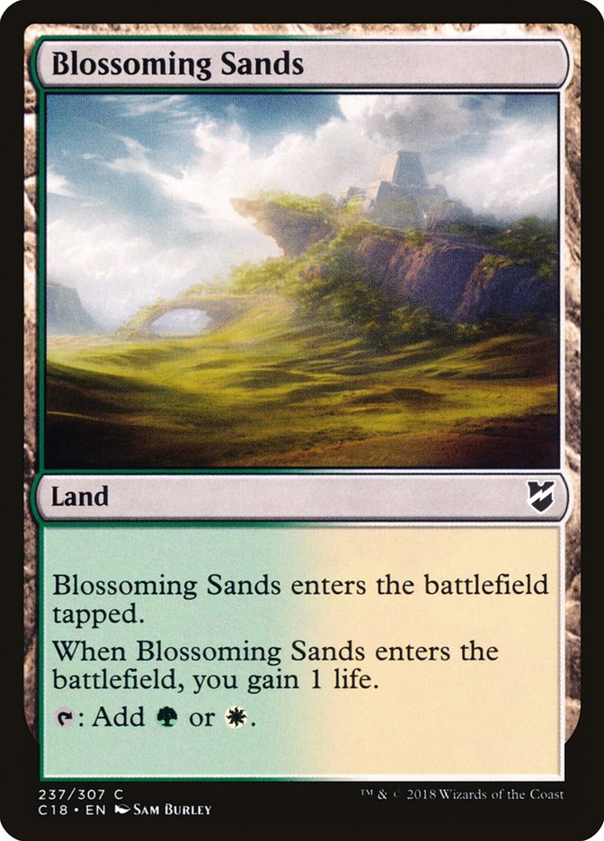 Blossoming Sands [Commander 2018] | Deep Dive Games St. Marys