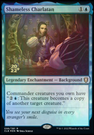 Shameless Charlatan [Commander Legends: Battle for Baldur's Gate Prerelease Promos] | Deep Dive Games St. Marys