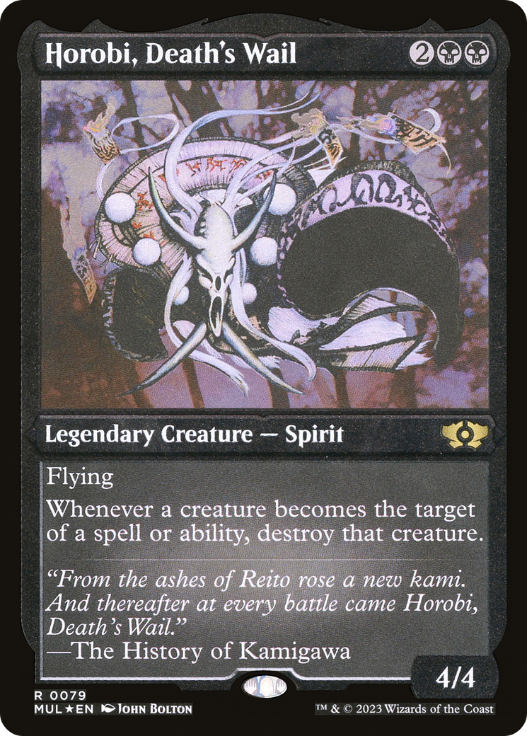 Horobi, Death's Wail (Foil Etched) [Multiverse Legends] | Deep Dive Games St. Marys