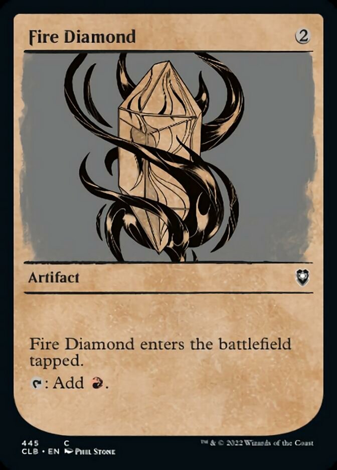 Fire Diamond (Showcase) [Commander Legends: Battle for Baldur's Gate] | Deep Dive Games St. Marys