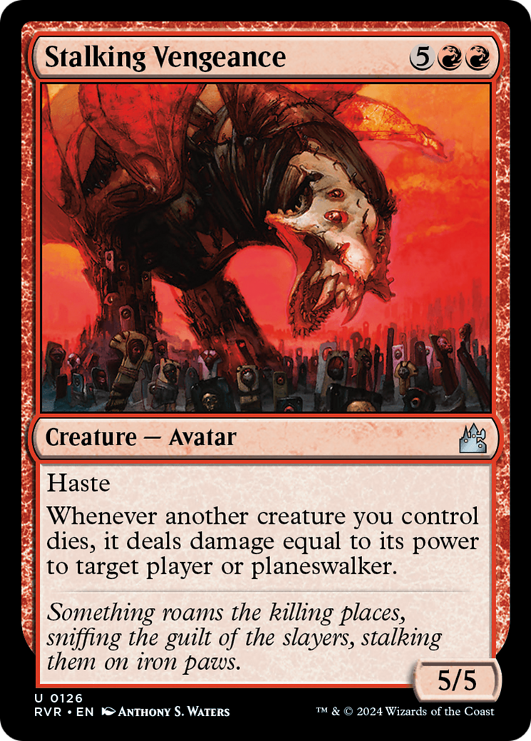 Stalking Vengeance [Ravnica Remastered] | Deep Dive Games St. Marys