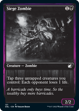 Siege Zombie [Innistrad: Double Feature] | Deep Dive Games St. Marys