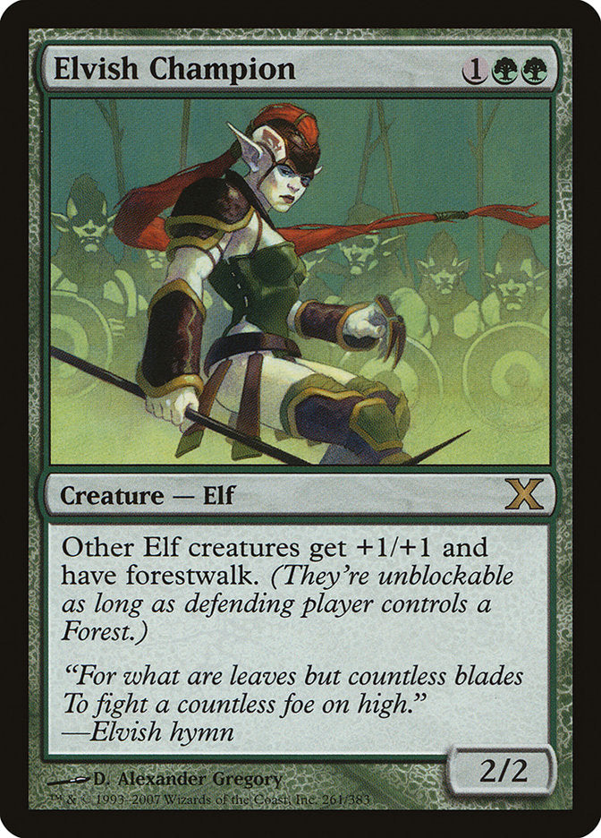 Elvish Champion [Tenth Edition] | Deep Dive Games St. Marys