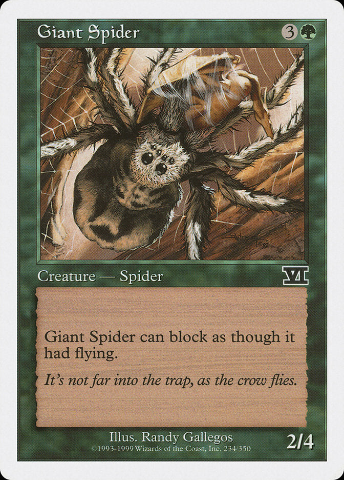 Giant Spider [Classic Sixth Edition] | Deep Dive Games St. Marys