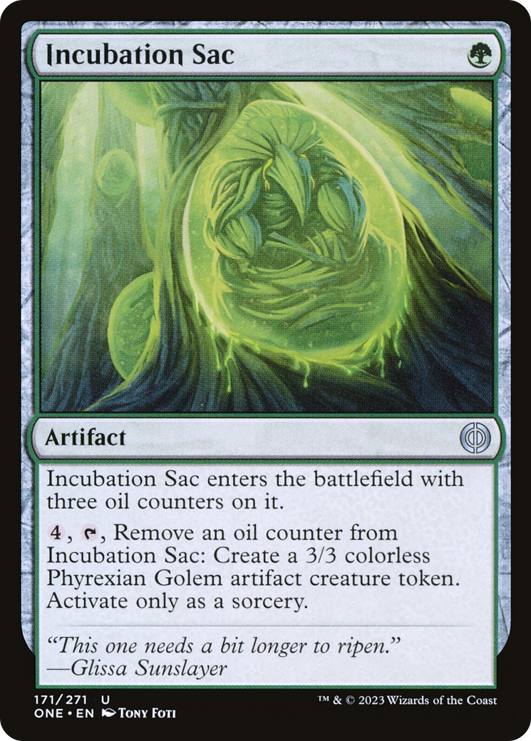 Incubation Sac [Phyrexia: All Will Be One] | Deep Dive Games St. Marys