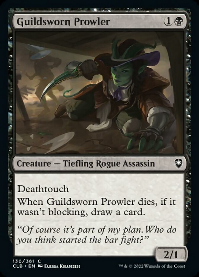Guildsworn Prowler [Commander Legends: Battle for Baldur's Gate] | Deep Dive Games St. Marys