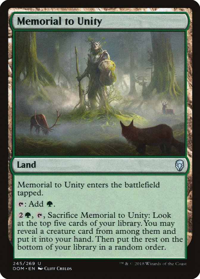 Memorial to Unity [Dominaria] | Deep Dive Games St. Marys