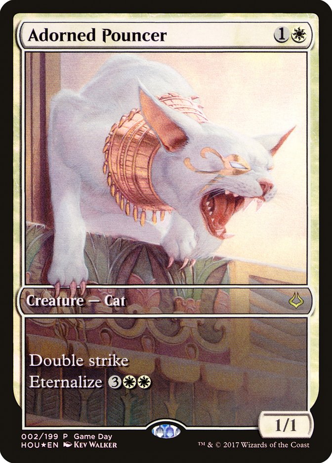 Adorned Pouncer (Game Day) [Hour of Devastation Promos] | Deep Dive Games St. Marys