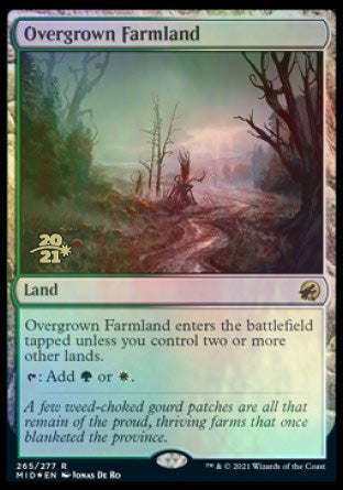 Overgrown Farmland [Innistrad: Midnight Hunt Prerelease Promos] | Deep Dive Games St. Marys
