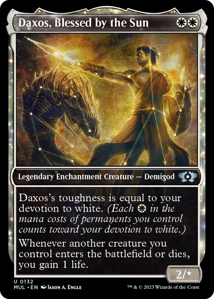 Daxos, Blessed by the Sun (Halo Foil) [Multiverse Legends] | Deep Dive Games St. Marys