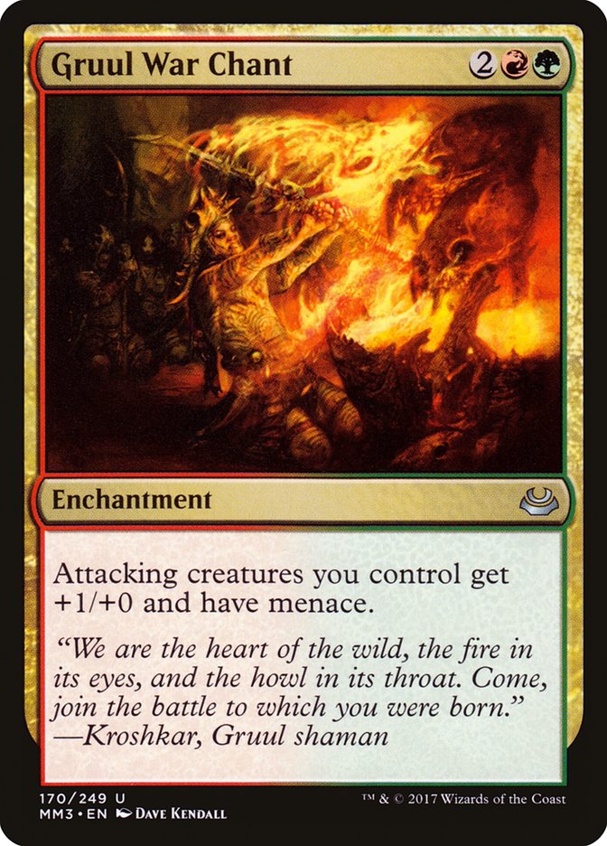 Gruul War Chant [Modern Masters 2017] | Deep Dive Games St. Marys