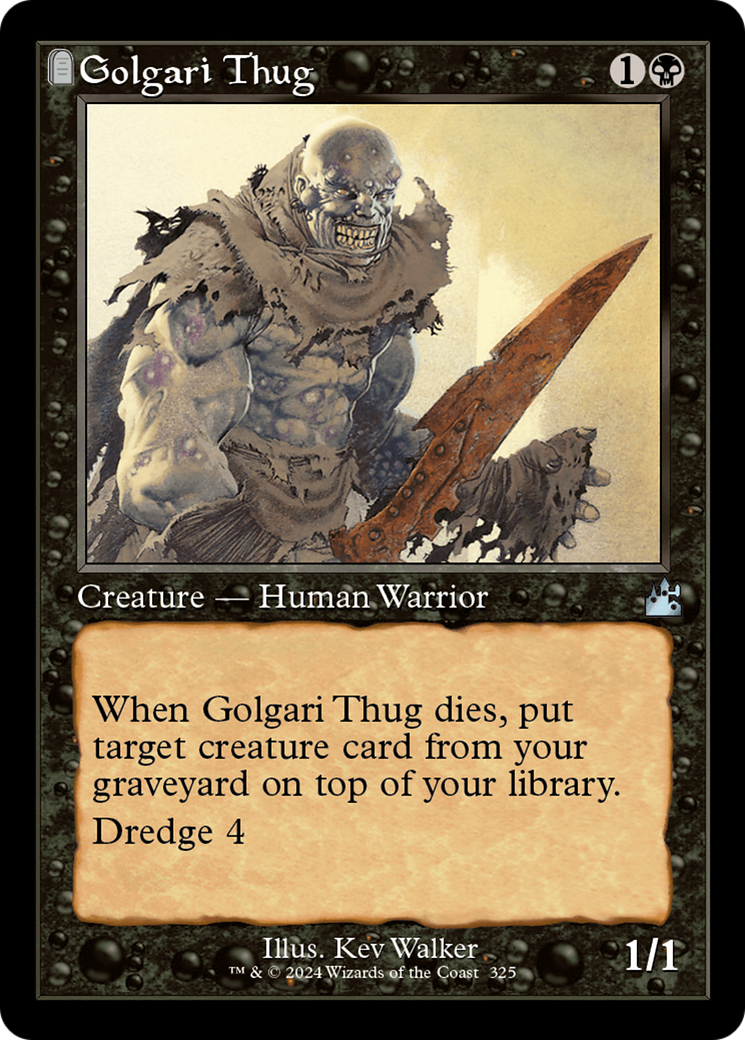 Golgari Thug (Retro Frame) [Ravnica Remastered] | Deep Dive Games St. Marys