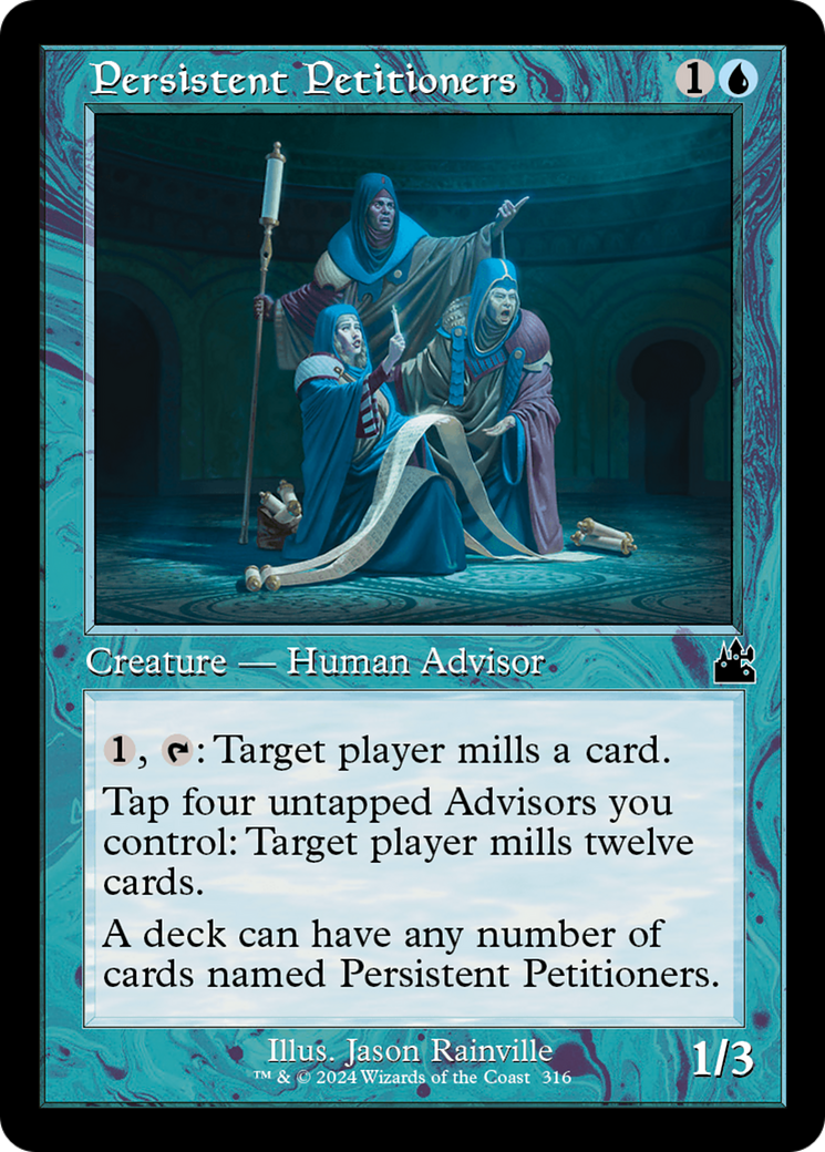 Persistent Petitioners (Retro Frame) [Ravnica Remastered] | Deep Dive Games St. Marys