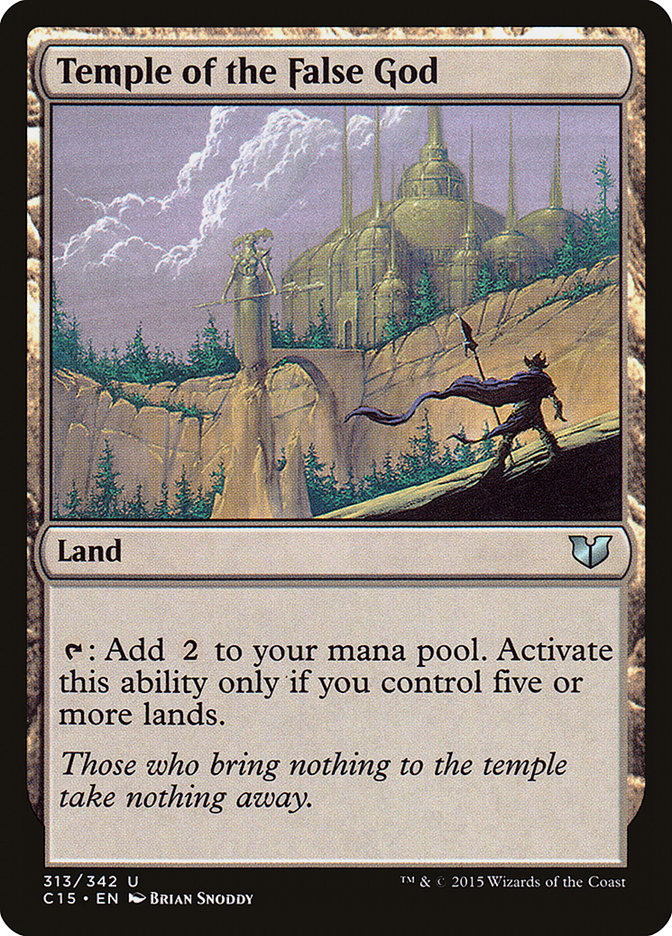 Temple of the False God [Commander 2015] | Deep Dive Games St. Marys