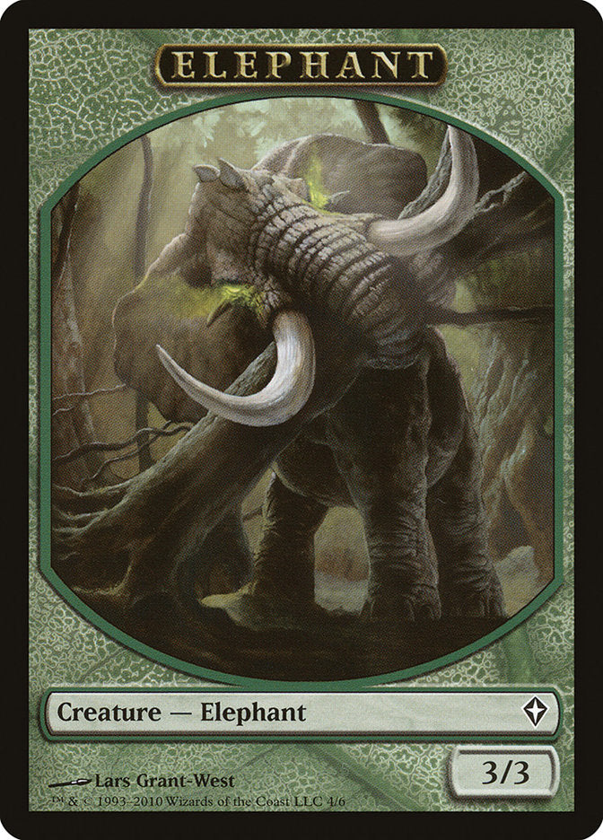 Elephant Token [Worldwake Tokens] | Deep Dive Games St. Marys